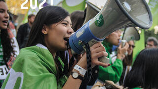 Couverture Rapport annuel 2021 Oxfam Belgique